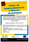 Cartel del taller de emprendimiento y nuevas tecnologías, haga clic para ampliar