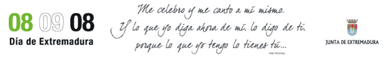 Me celebro y me canto a m mismo. Y lo que yo diga ahora de m lo digo de ti, porque lo que yo tengo lo tienes tu... 