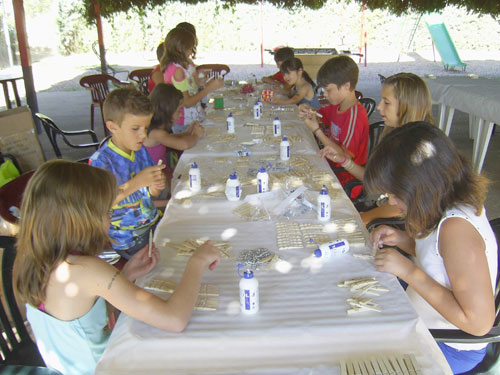 Foto de los talleres realizados en Garlitos, haga clic en la imagen para ampliar