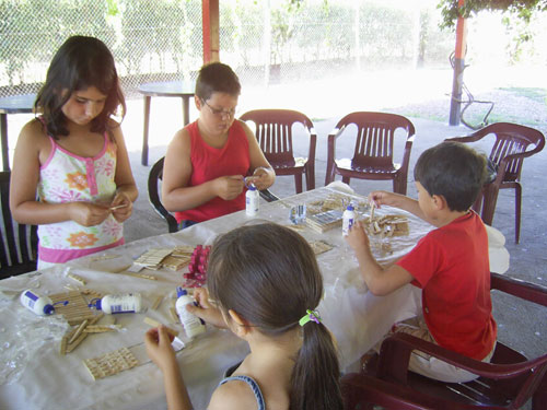 Foto de los talleres realizados en Garlitos, haga clic en la imagen para ampliar