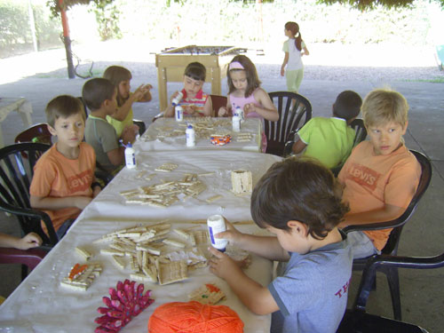 Foto de los talleres realizados en Garlitos, haga clic en la imagen para ampliar