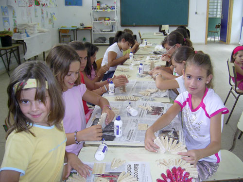 Foto de los talleres realizados en Puebla de Alcocer, haga clic en la imagen para ampliar