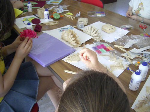 Foto de los talleres realizados en el Risco, haga clic en la imagen para ampliar