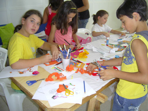 Foto de los talleres realizados en Siruela, haga clic en la imagen para ampliar