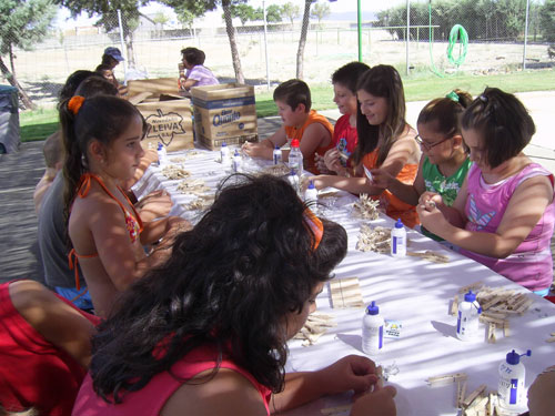 Foto de los talleres realizados en Talarrubias, haga clic en la imagen para ampliar