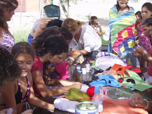 Foto de los talleres realizados en Talarrubias, haga clic en la imagen para ampliar