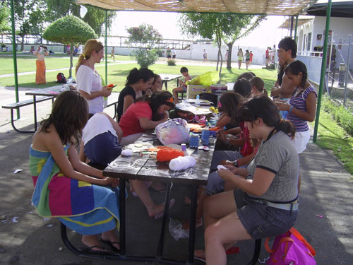 Foto de los talleres realizados en Talarrubias, haga clic en la imagen para ampliar