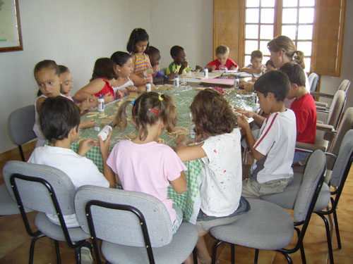 Foto de los talleres realizados en Tamurejo, haga clic en la imagen para ampliar