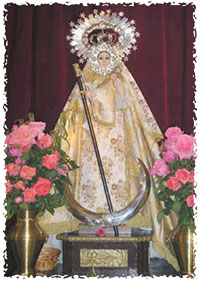 Imagen de la Virgen de la Cueva