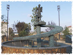 Fuente en Homenaje a la mujer de Extremadura