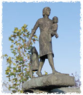 Fuente en Homenaje a la mujer de Extremadura