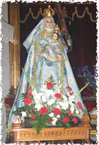 Imagen de la Virgen de la Candelaria
