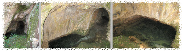 Boca de mina en el arroyo la Ribera
