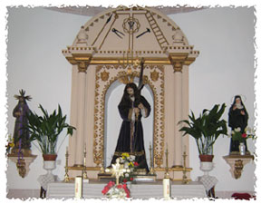 Imagen de Jess de Nazareno en el Altar
