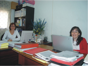 Mnica Mora y Beln Cano, Agentes de Empleo y Desarrollo Local de nuestra Mancomunidad