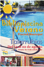 Cartel de la Bibliopiscina de verano 2007