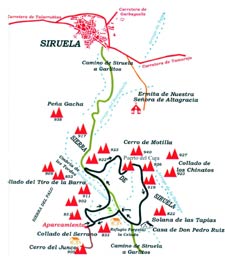 Mapa Ruta por la Celada